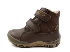 Bisgaard brown winter boot Hunter with Velcro and TEX